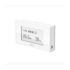 Aqara AAQS-S01 Air Quality Sensor - Improve Health with Real-Time Monitoring - White